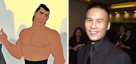 《花木兰》中将军李翔的配音bd wong